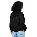 Women's Faith Over Fear signature Christian hoodie in Black back view